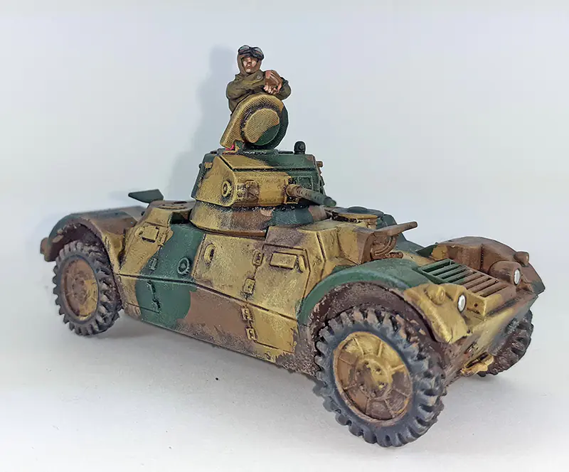 DAN021 - Landsverk Panservogne Armoured Car & Danish Commander