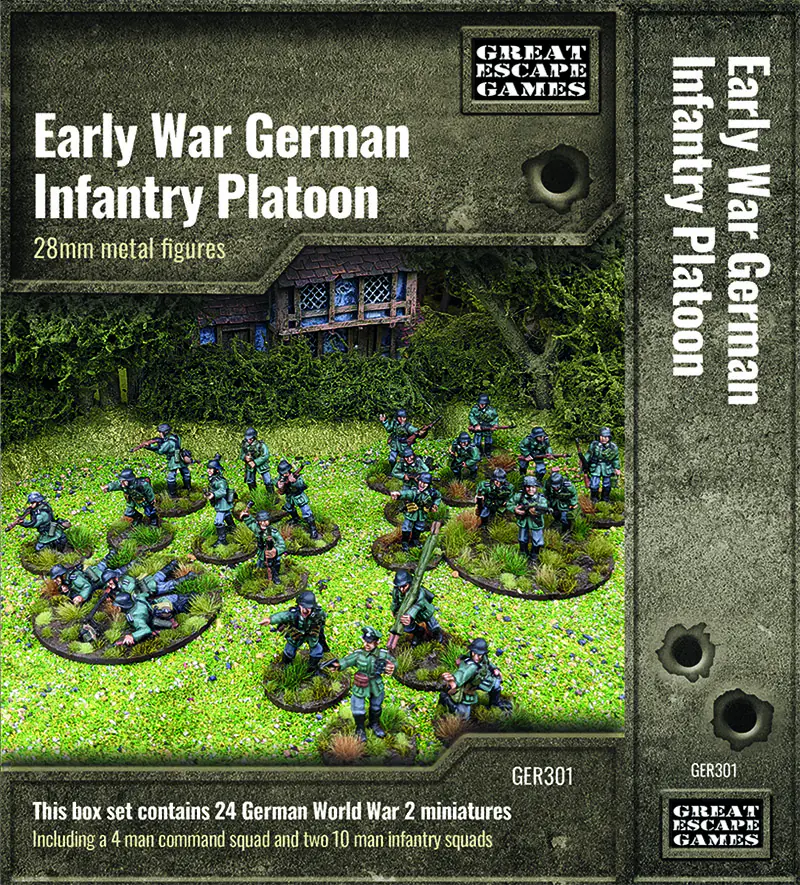 GER301 - Early War German Platoon - Summer Uniform GER302/303/304