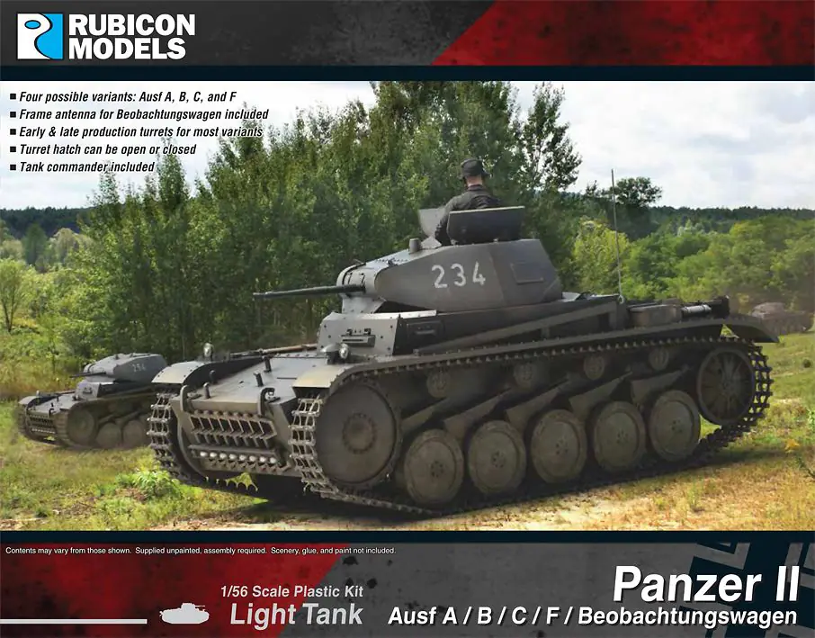 280112 - Panzer II Ausf A-B-C-F