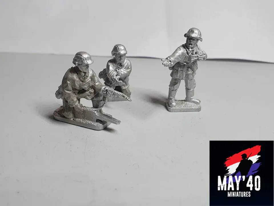 M40SS-SUP-01 Early War SS MG34 on Lafette firing - Image 3