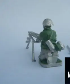 M40SS-SUP-01 Early War SS MG34 on Lafette firing - Image 6