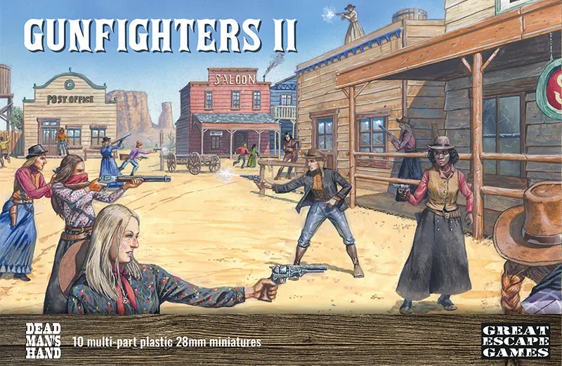 DMHP002 Dead Man's Hand Gunfighters II Plastic Boxed Set