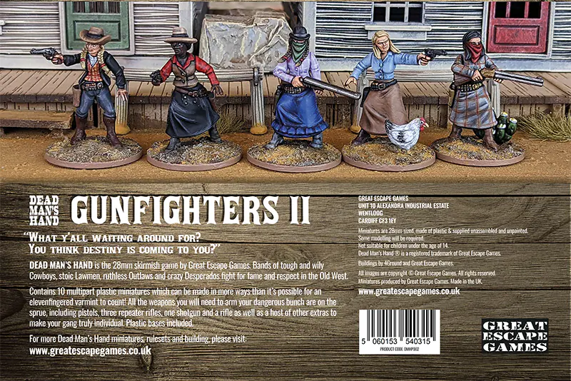 DMHP002 Dead Man's Hand Gunfighters II Plastic Boxed Set - Image 2