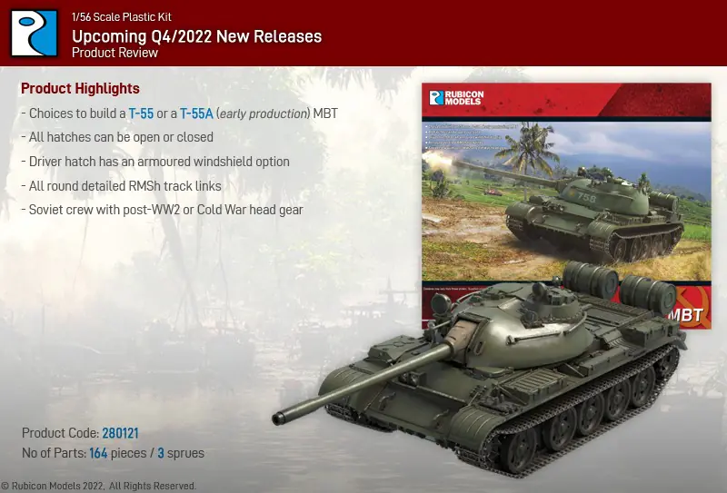 280121 T-55 & T55A (early production) MBT - Image 2