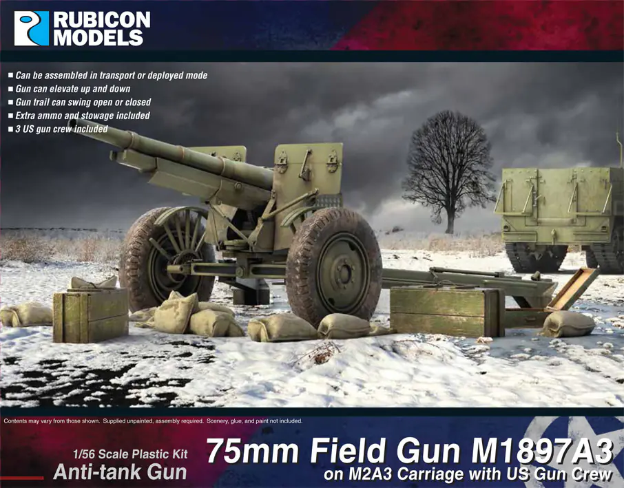 280127 M2A3 75mm Field Gun with Crew