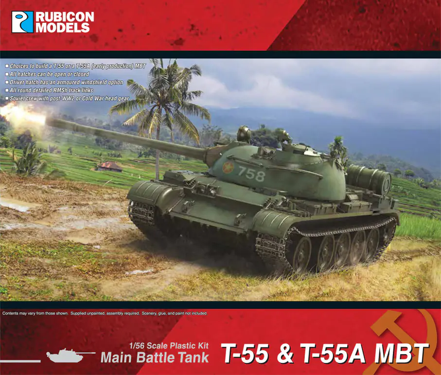 280121 T-55 & T55A (early production) MBT