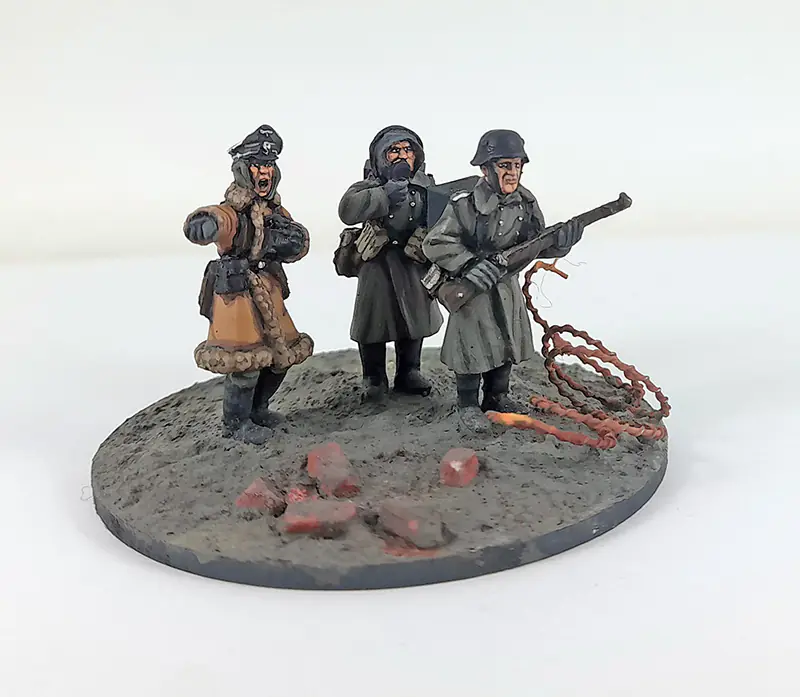 GER119 - German Forward Observer Team - Winter Uniform