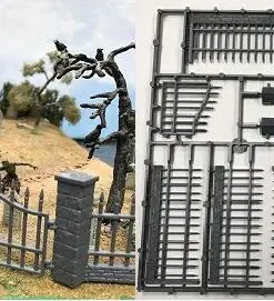 Railings with a gate