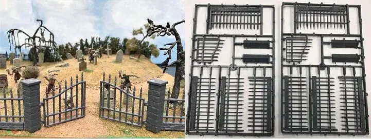 Railings with a gate