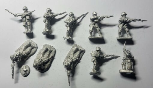 KNIL-INF-09 KNIL Squad 9 European Lewis prone (helmet)