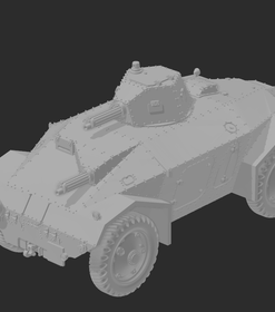 KNIL-VEH-03 Alvis Straussler armoured car