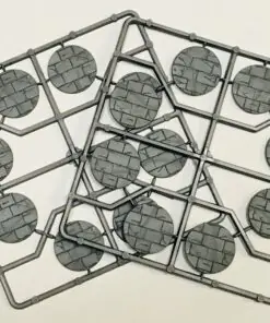30mm Diameter Paved Effect Bases (16)