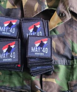 Alternative view of May '40 Miniatures patch 50x50 mm