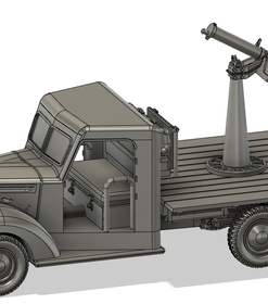 KNIL-VEH-04 Chevrolet Autolette AA gun truck