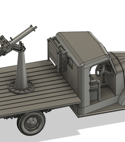 Alternative view of KNIL-VEH-04 Chevrolet Autolette AA gun truck