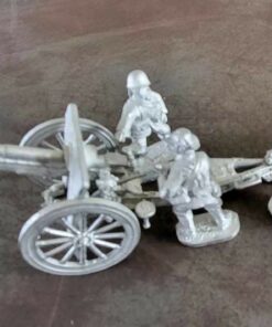 KNIL-ART-03 75mm Krupp Howitzer firing