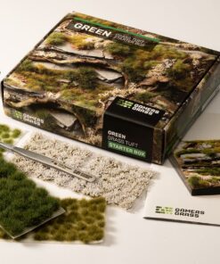 GGSB-GRE - Green Grass Tuft Starter Box