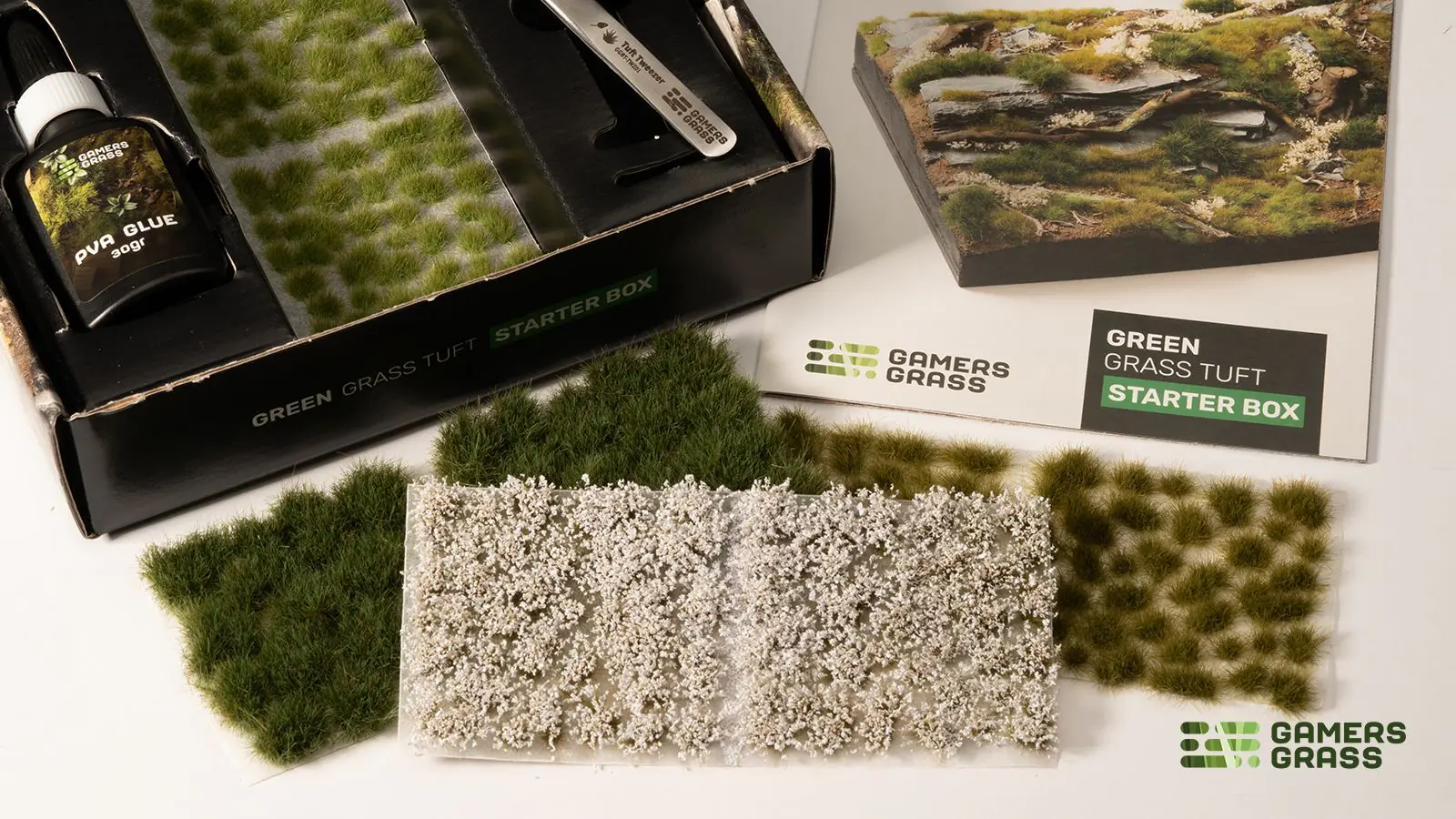 GGSB-GRE - Green Grass Tuft Starter Box - Image 2