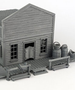 Alternative view of Dead Man's Hand - Barber Shop (Single Storey Plastic Building)