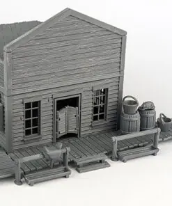 Alternative view of Dead Man's Hand - Barber Shop (Single Storey Plastic Building)