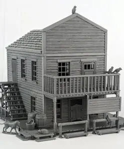 Dead Man's Hand - Aces & Eights Saloon (Two Storey Plastic Building) - Image 3