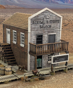 Dead Man's Hand - Aces & Eights Saloon (Two Storey Plastic Building)