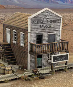Dead Man's Hand - Aces & Eights Saloon (Two Storey Plastic Building)