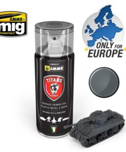 TITANS HOBBY Panzergrau Matt Primer (German Dark Grey)