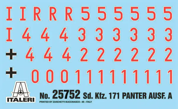 25752 - Scale 1 : 56 Panther Sd.Kfz.171 Ausf. A - Image 3