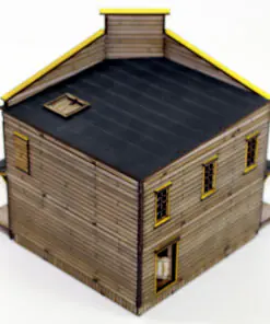 28S-DMH-109 Dead Man's Hand Pre-painted Undertaker's Building - Image 4
