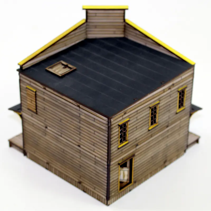 28S-DMH-109 Dead Man's Hand Pre-painted Undertaker's Building - Image 4