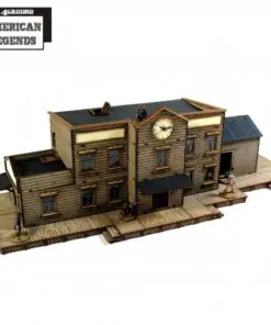 28S-DMH-123 Dead Man's Hand Pre-painted Railroad Station