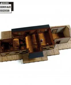28S-DMH-123 Dead Man's Hand Pre-painted Railroad Station - Image 3