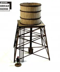 28S-DMH-124 Dead Man's Hand pre-painted Water Tower