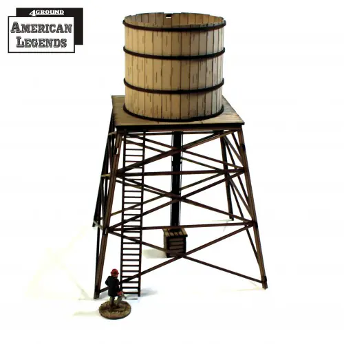 28S-DMH-124 Dead Man's Hand pre-painted Water Tower