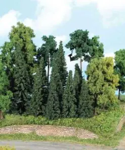 Heki 1957 mixed forest, 20 trees + firs, 7-18 cm