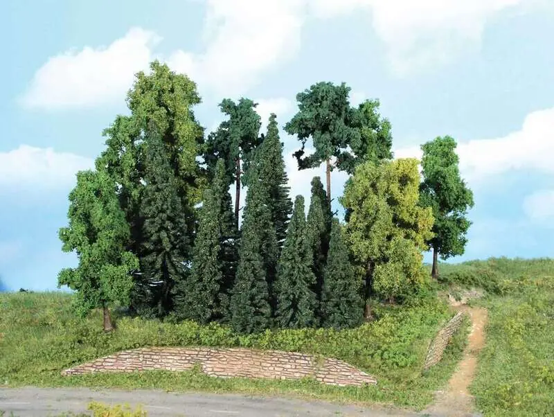 Heki 1957 mixed forest, 20 trees + firs, 7-18 cm