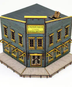 28S-DMH-109 Dead Man's Hand Pre-painted Undertaker's Building
