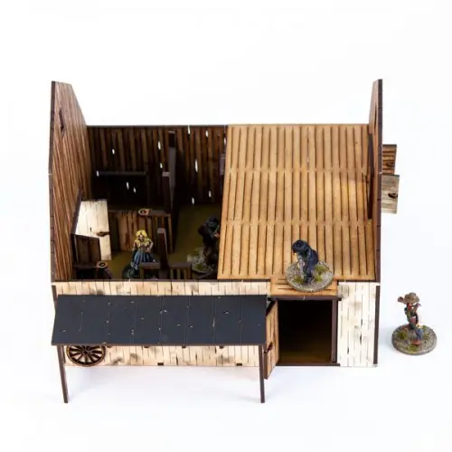 28S-DMH-136 Dead Man's Hand Pre-painted Lime White Stables - Image 7