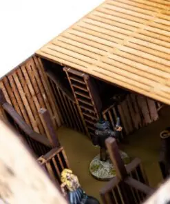 28S-DMH-136 Dead Man's Hand Pre-painted Lime White Stables - Image 11