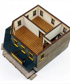 28S-DMH-109 Dead Man's Hand Pre-painted Undertaker's Building - Image 8