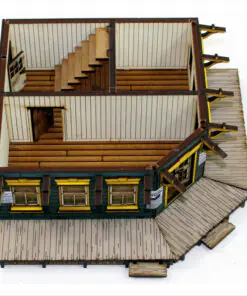 28S-DMH-109 Dead Man's Hand Pre-painted Undertaker's Building - Image 6