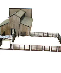 Alternative view of 28S-DMH-A09 Pre-painted Corral Fencing (4Ground)
