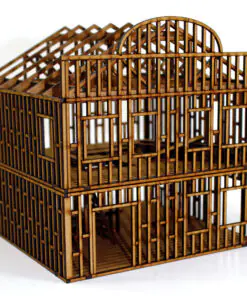 Alternative view of 28S-DMH-112 Double Storey Building Under Construction