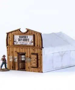 28S-DMH-135 Dead Man's Hand Pre-painted Camp Town Harper's Dry Goods - Image 5
