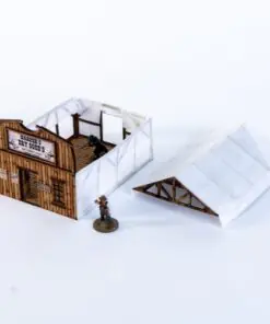 28S-DMH-135 Dead Man's Hand Pre-painted Camp Town Harper's Dry Goods - Image 7