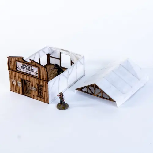 28S-DMH-135 Dead Man's Hand Pre-painted Camp Town Harper's Dry Goods - Image 7