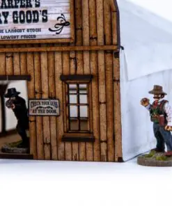 28S-DMH-135 Dead Man's Hand Pre-painted Camp Town Harper's Dry Goods - Image 6