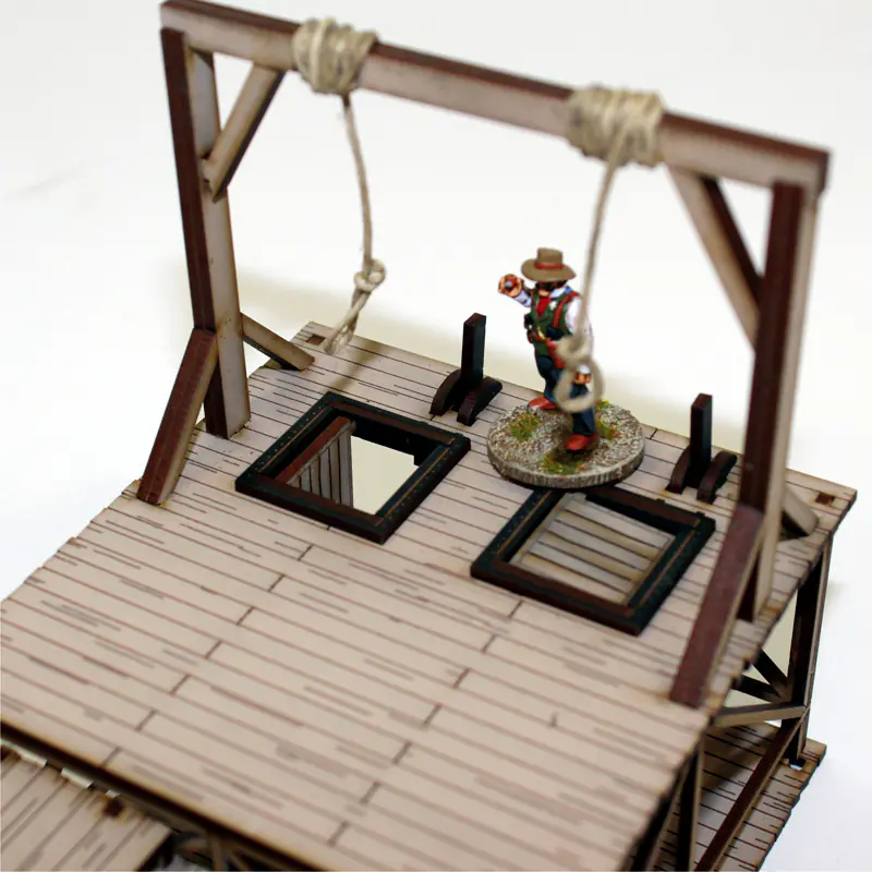 28S-DMH-110 Dead Man's Hand Pre-painted Gallows - Image 5