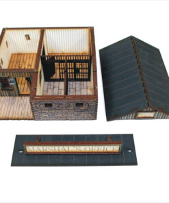 Alternative view of 28S-DMH-107 Dead Man's Hand Pre-painted Marshal's Office